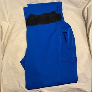 🆕️ Healing Hands Scrub Pants | Women's | Large-Petite | Royal Blue | NEW!